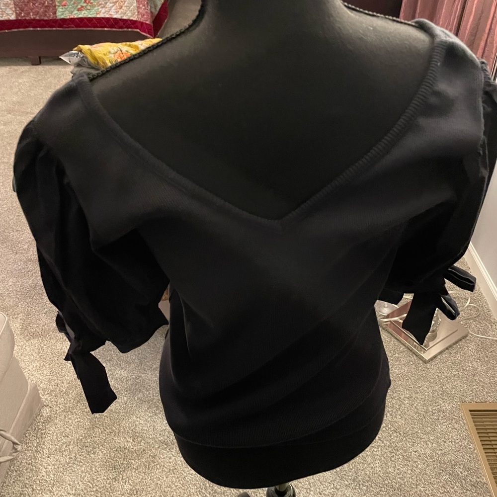 NWT anthro black cotton shirt
